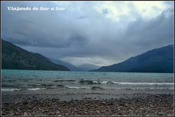 Lago Puelo visto desde el Camping 