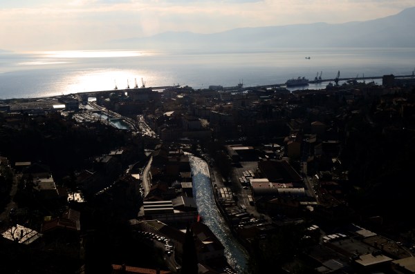 Foto sacada desde el Castillo de Trsat - El canal es el general