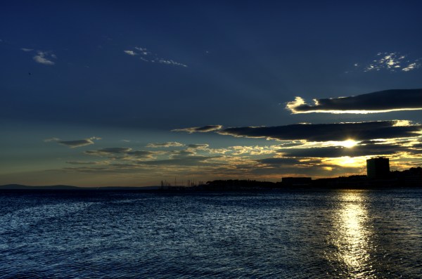 Atardecer en Split. Primer día en la ciudad