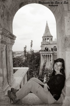 En una de las torres del castillo, tranqui eh