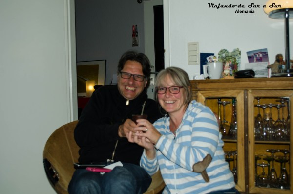 Jorg y Carola probando mate