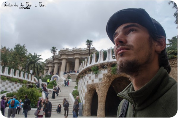 Seba en el Park Güell