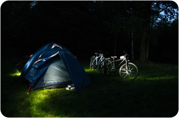 Espacio de acampe gratuito en Dinamarca